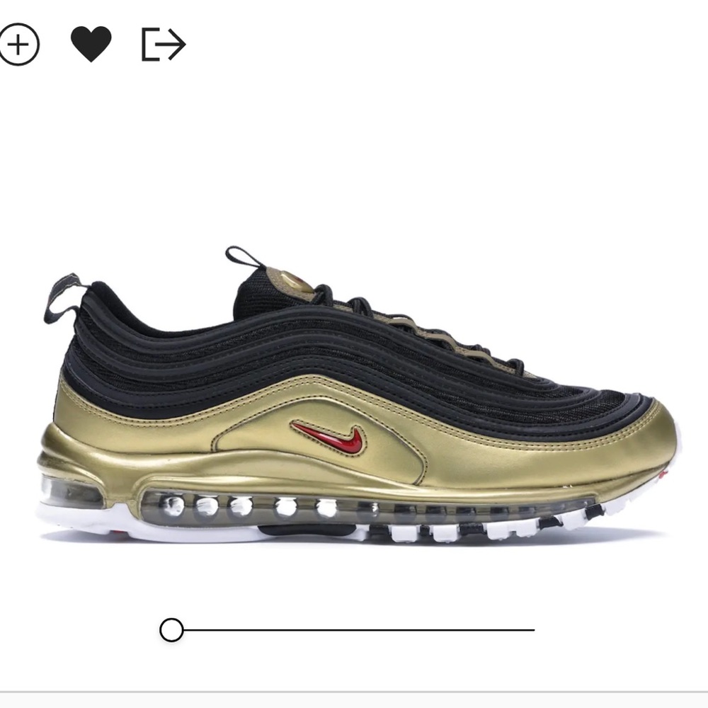 Nike Air Max 97 Black and Gold